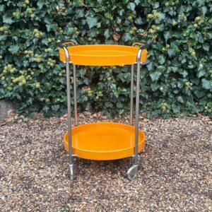 Vintage 1970's bar cart