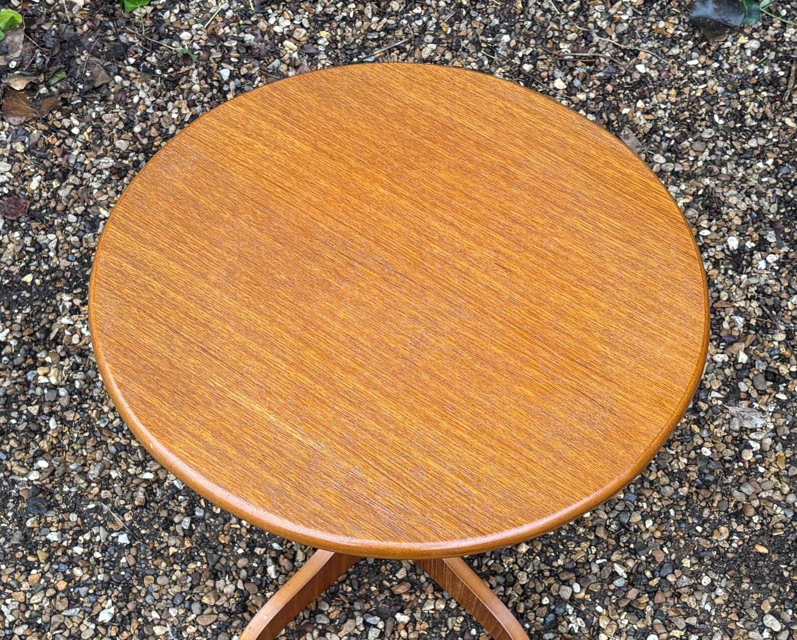 Mid Century Teak Side Table - Brick Vintage Interiors