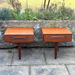 G Plan mid century bedside tables