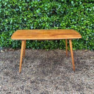 Mid century Ercol plank dining table
