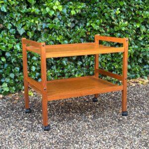 Danish mid century two tier trolley