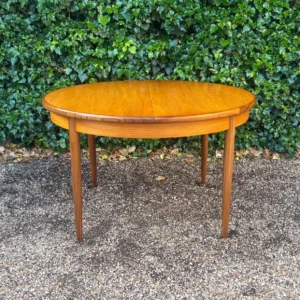 G Plan mid century circular dining table