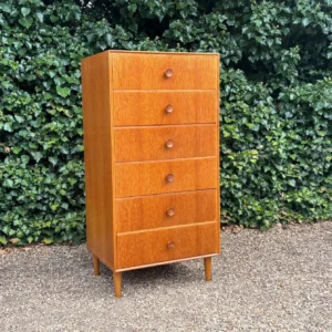 Mid century tallboy chest of drawers