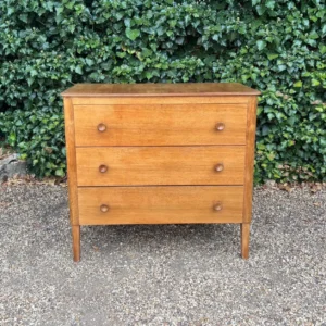 Mid century walnut chest of drawers